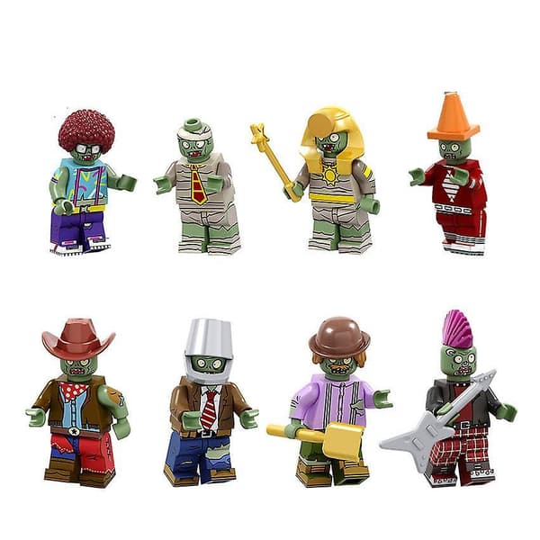 Plants Vs. Zombies -sarjan rakennuspalikkahahmo lelu
