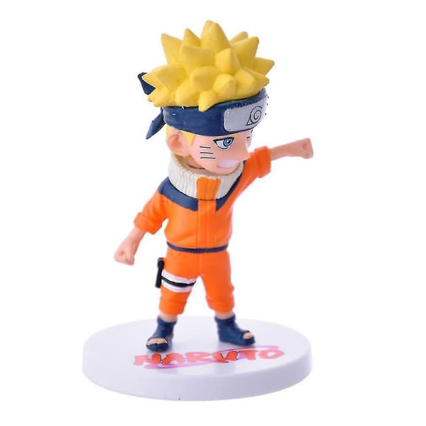 6pcs Figure Set Naruto Sasuke Kakashi Toy Doll Anime Collection