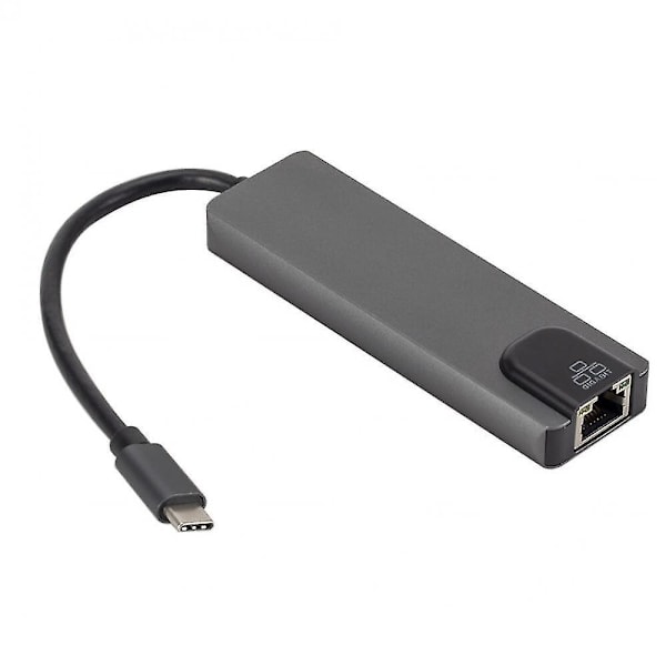 4k 5 in 1 USB Type C -keskitinadapteri Mac Book Pro Thunderbolt 3 USB-C -laturille PD