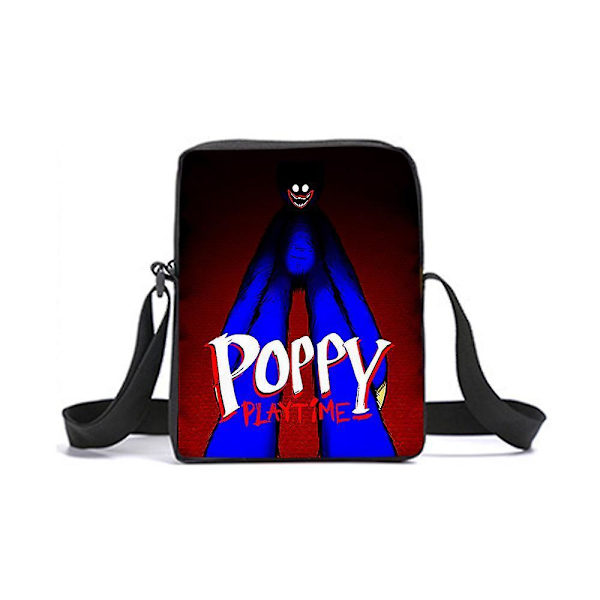 3 stk. Poppy Playtime Rygsæksæt & Madkasse Børn Studerende Skoletaske Rygsæk, Madpose, Penalhus Only satchel