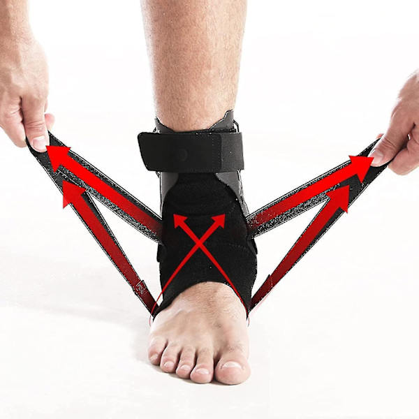 Ankle Support Brace Compression Ankle Stabilize Adjustable Ankle Protector XL