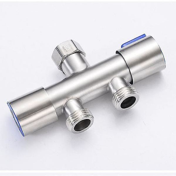 4-Point Faucet Three-Way Deflector 1-in-2 Adapter Dual-Head