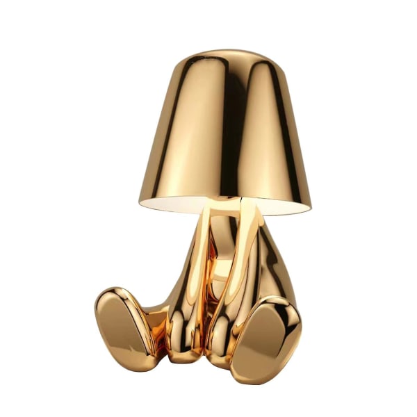 Little Golden Man Led Table Lamps Touch Control Dimmable Lamp Bar Night Light Gold