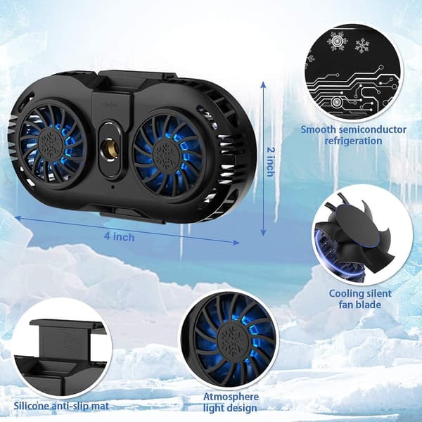 Mobile Phone Radiator, Mobile Game Cooler Semiconductor Heatsink