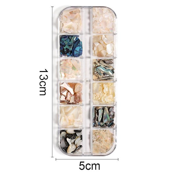 Värikkäät simpukankuori-kynsitarrat, luonnolliset abalone-sormenkynsitarrakuvat, 3D-hohtavat glitter-merenneitopaljetit, manikyyrisalonkiin ja kotikäyttöön shape1