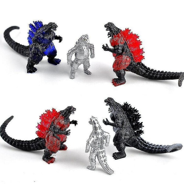 Godzilla 2 King Of The Monster Shin Kaiju Gigan Ghidorah 10pc Toy Figures Sets A
