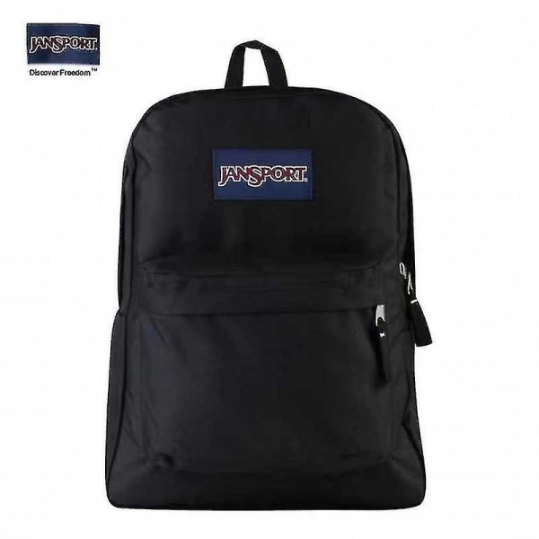 Jansport Superbreak Classic Backpack For Women Men Zipper Backpack For School Work Travel Black