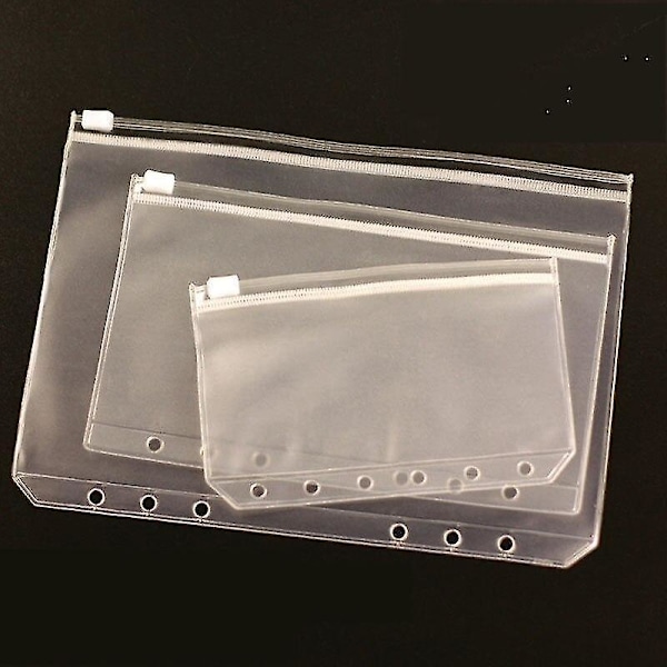 File folders file organizer storage folder standard pvc loose leaf pouch with self styled A5