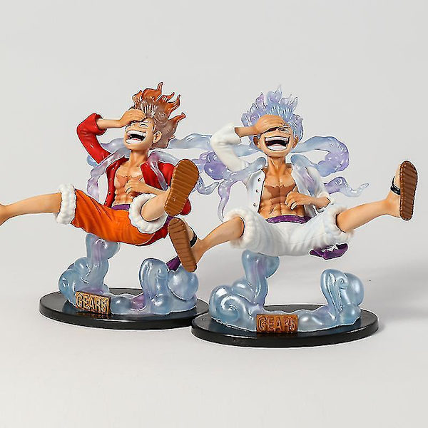 One Piece Femte Gear 5 Solgud Luffy Nika Samlerfigur Model Dukke Dekoration Legetøj white no box