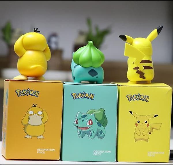 Original Pikachu Pokemon Figurer 8CM Ny Modell Model 1