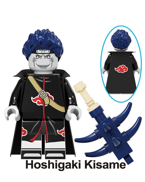 8pcs Naruto Uzumaki Naruto Assembling And Inserting Minifigure Children's Toys