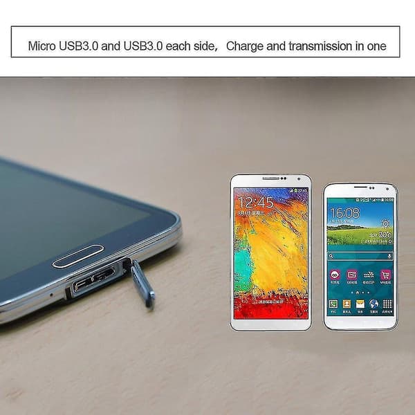 Vention A48 Micro Usb 3.0 Grensesnitt Datakabel Lader og Overføringskabel