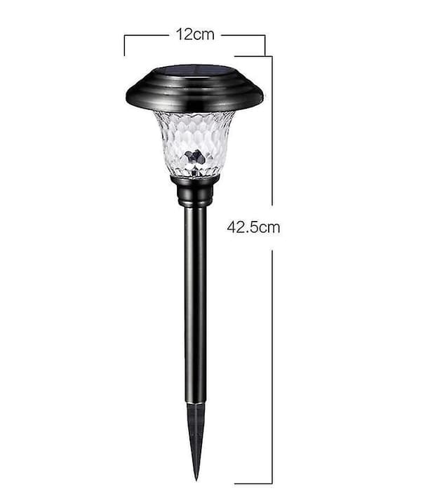 Solcelled Hagelampe Utendørs Solcelled Hagelampe Vanntett Rustfritt Stål Glass Led