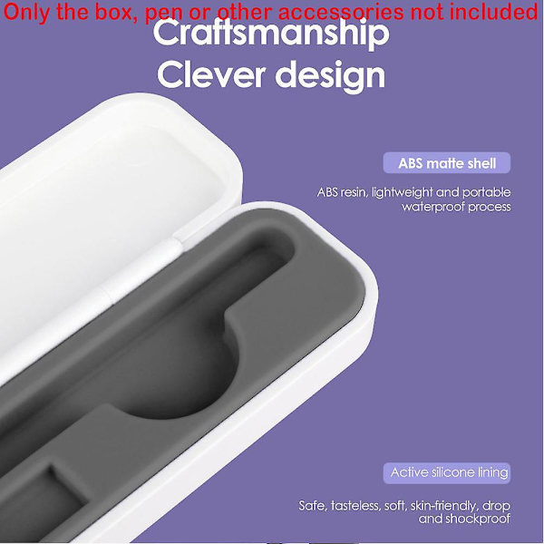 Etui til Apple Pencil White-Black