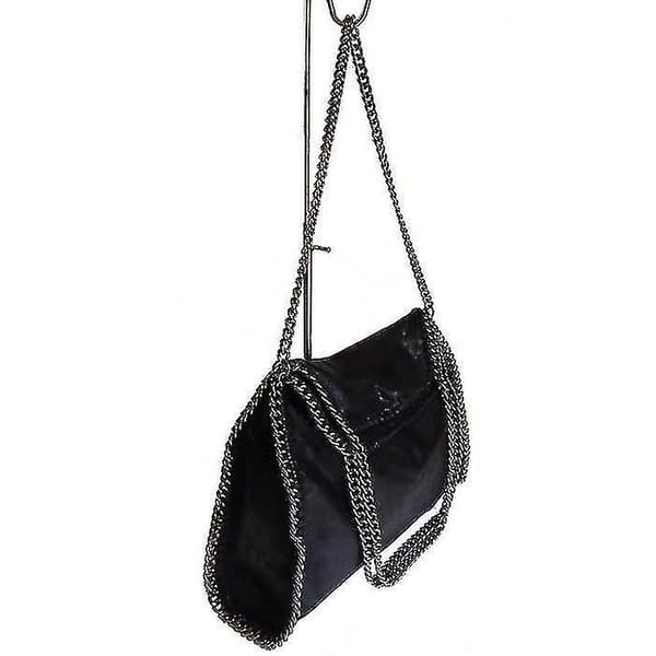 Handbag Supported Shoulder And Hand With Stella Mccartney Style Chain (black) ...