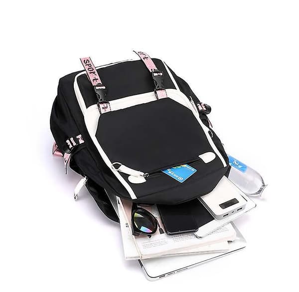 Miman Leisure Backpack Travel Bag Student School Bag green