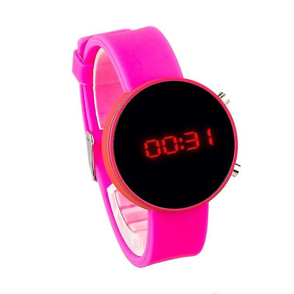 Women Digital Watches Led Display Watch Women Clock Digital Watchwanan) black rose gold