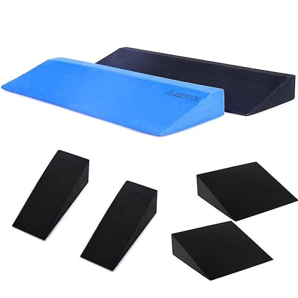 Yoga Foam Wedge Eva Foam Stretch Slant Boards Yoga Block Improve Lower 2pcs type4 blue