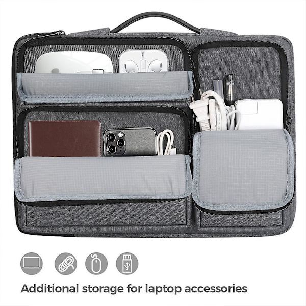 Bærbar Laptop Oppbevaringsveske Herre Mote Dokumentmappe Computer Liner Sleeve Case
