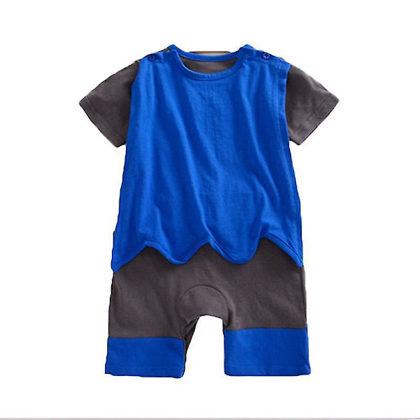Baby Superhelt Romper Jumpsuit Kostyme Antrekk for Gutter og Jenter Batman 12-18 Months