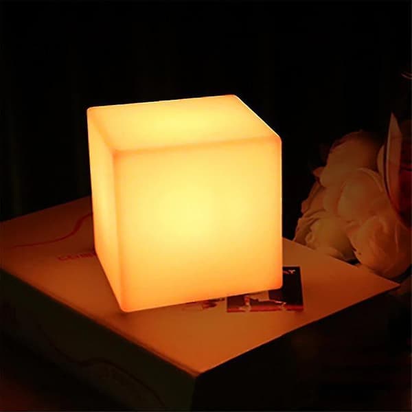 LED-kuutio, vedenpitävä ladattava yövalo