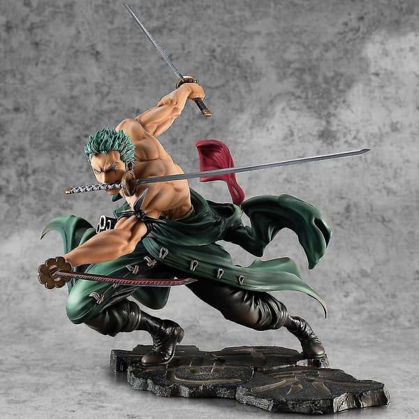 Anime Character One Piece Zoro Figure Roronoa Zoro Three Tho With box