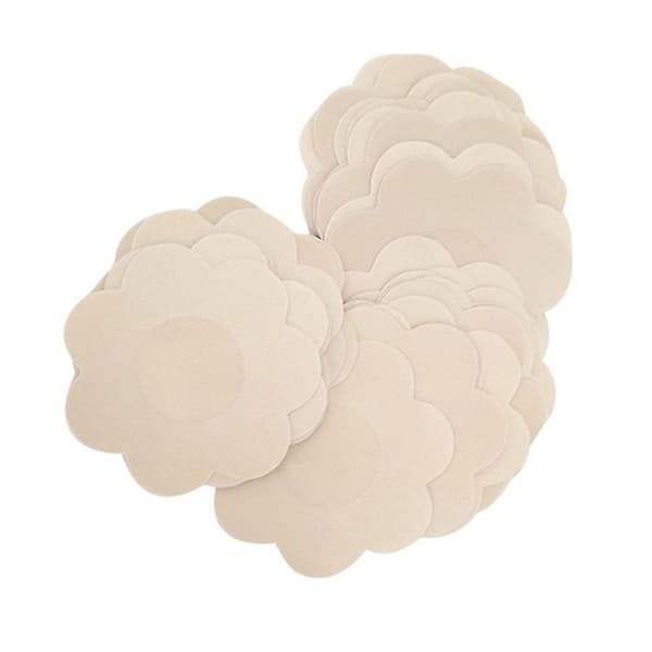 1/5 par Brystvortepads Brystvortedekker Kvinner Selvklebende Engangs Pustende Usynlig Klebrig Flower 1 Pair