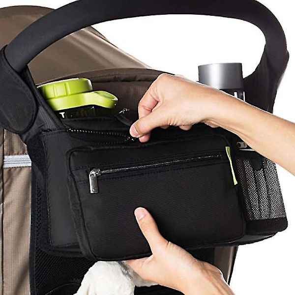 Universal Stroller Organizer With 2 Insulated Cup Holders
