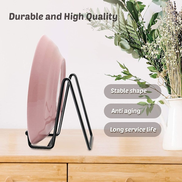Plate Stands For Display,black Iron Easel Plate Frame Holder Stands