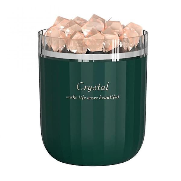 Bærbar USB Luftfukter Krystall Saltstein Aroma Olje Diffuser For Hjem Dekor Bil Skrivebord Luftrenser Sprøyte Krystall Diffuser Green