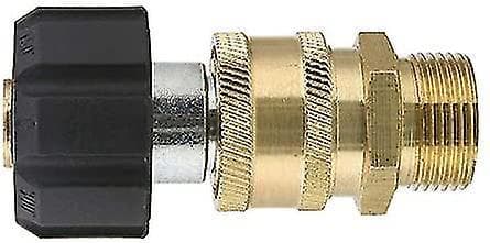 Pressure Washer Coupler Adapter, Quick Connect Fitting Kit, 3/8 To M22