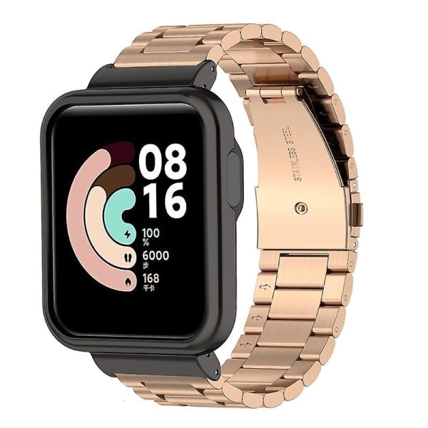 For Mi Watch Lite/redmi Watch Wristband Strap Durable Bracelet Smartwatch Band Rose Gold