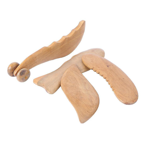 4 kpl Gua Sha Kaavinlauta Hierontatyökalu Käytännöllinen Kauneushieronta Pl