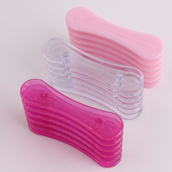 2pcs Nail Art Craft Uv Gel Brush Polish Pen Rest Plastic Holders