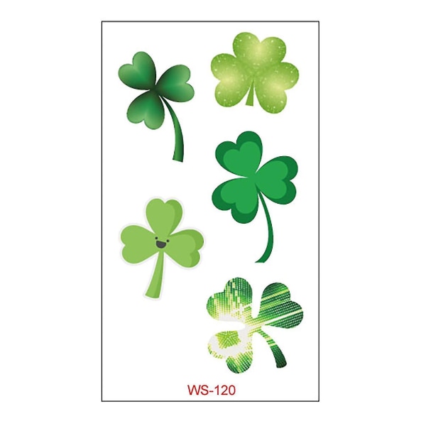Irish Day Tattoo Green Stickers St. Patrick's Day Body Decoration Stickers