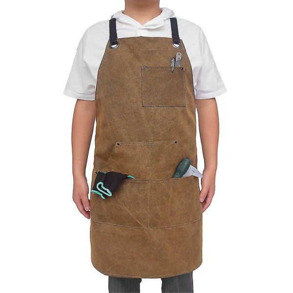 24"x37" Workshop Apron With Heat-resistant And Flame-retardant