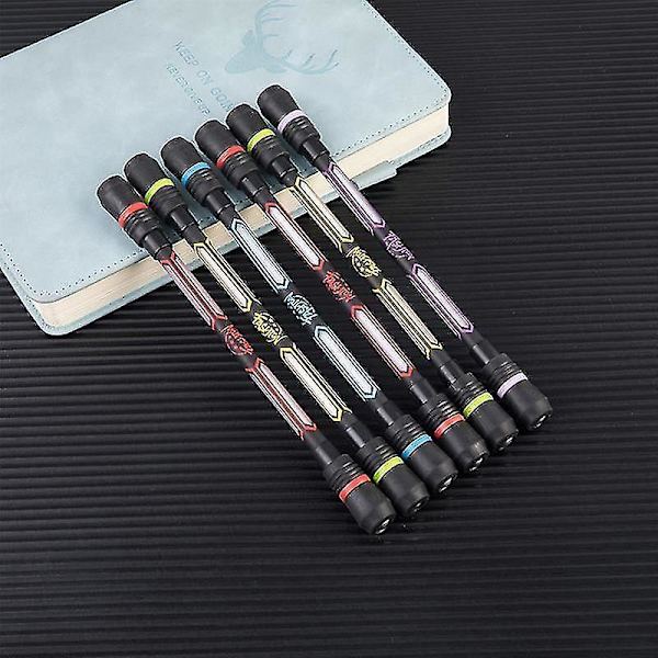 Sjov Spinnende Spilpen, Anti-Skrid Sikker, Trick Rullende, Studerende Skrive Gelpen Random 1pcs C