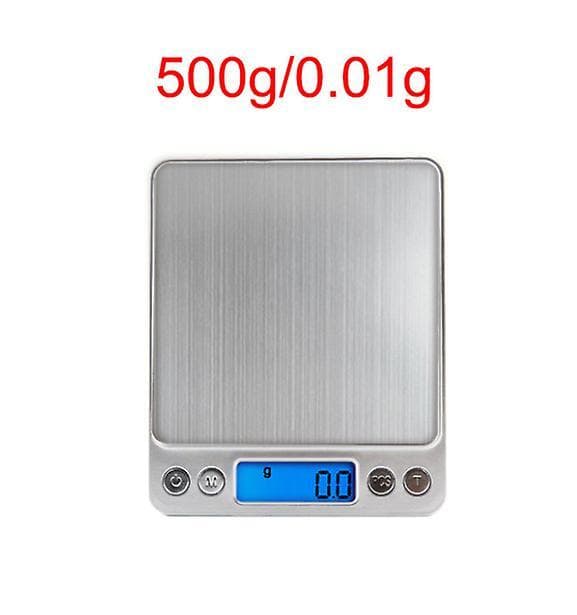 LCD Digital Vekt 500g Mini Elektronisk Gram Vektbalanse