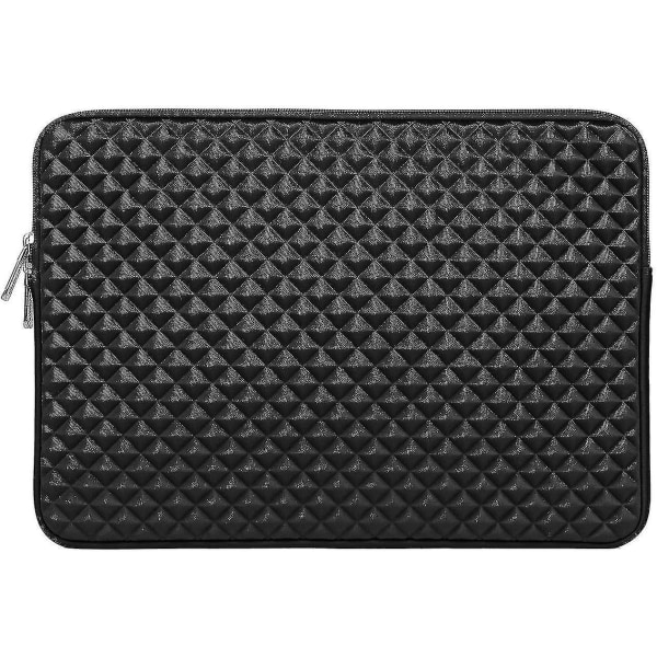 Laptop Sleeve Diamond Foam Watershock Resistant Protective Computer Case Cover Carrying Bag Black 11.6inch