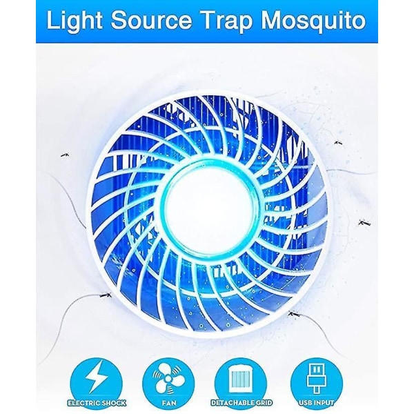 Electric Fly Killer Mosquito Killer Lamp Bug Zapper High Voltage Electronic With Uv Lamp Light-control Insect