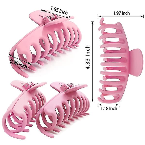 Suuret hiusklipsit naisille, 10 cm liukumattomat suuret klipsit tytöille