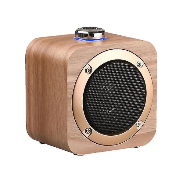 Portable Bluetooth Speaker Wireless Bass Subwoofer Wooden Speaker Music Playerspeakers(wal