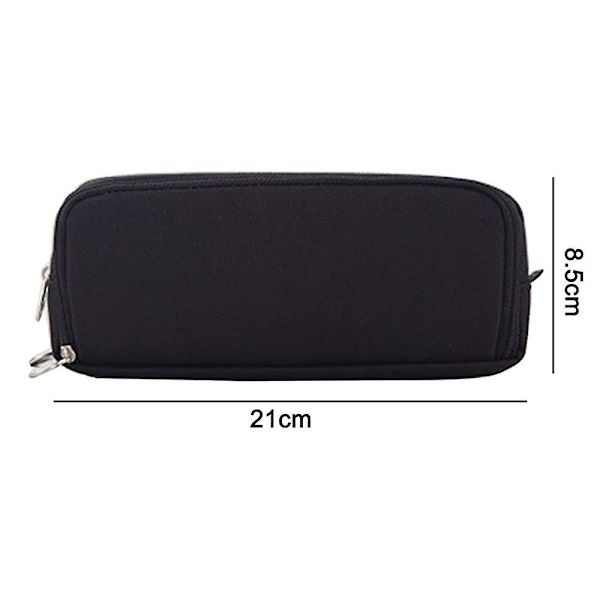 Large Pencil Case, Minimalist Portable Stationery Bag With Handle