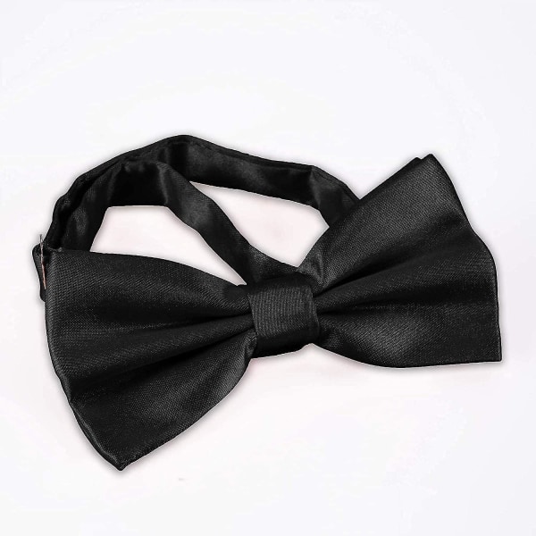 Men's Bowties Formal Satin Solid - 6 Pack Bow Ties Pre-tied Adjustable Ties For Men Many Colors Opti