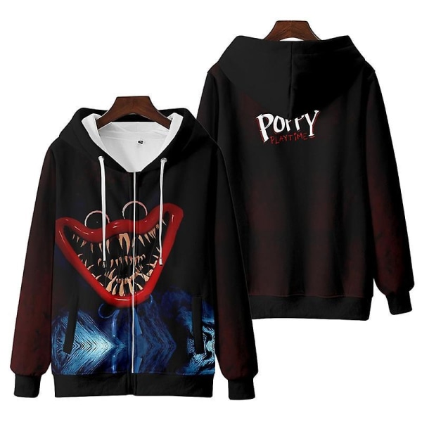 Huggy Wuggy Men's And Women's Long Sleeve Hoodie-c XXXL