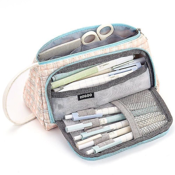 Multiple Colors Large Capacity Pencil Case Kawaii Pencilcase School Pen Case Supplies Pencil Bag School Box Pencils Pouch Stationery Style 2