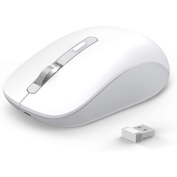 Bluetooth Mus, 2.4g Trådløs Bluetooth Mus Dual Mode (bluetooth 5.0/3.0+usb), Computermus Til