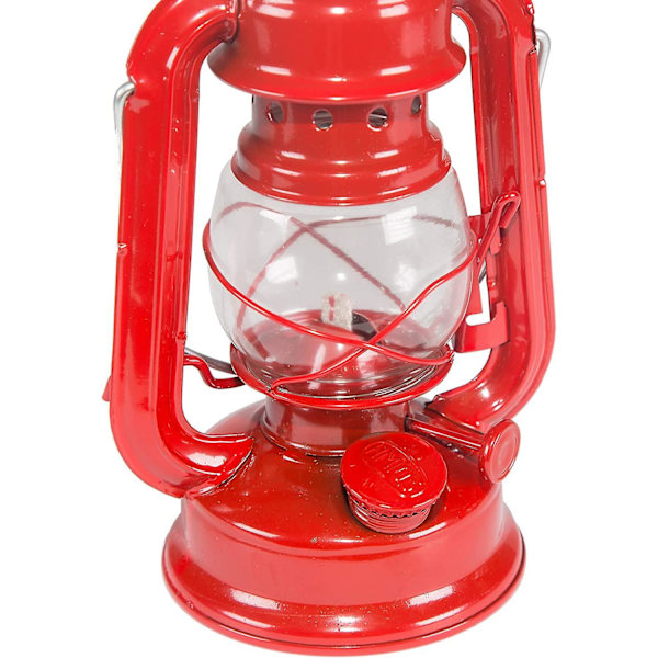 Small Hurricane Lantern (red, 8-inch) 130 One Size