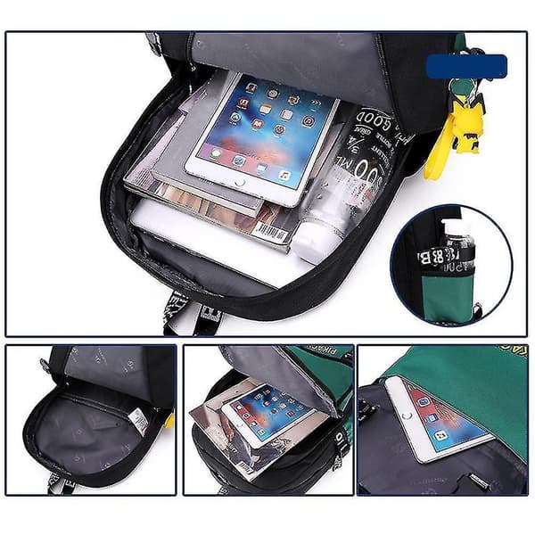 Yyh-trolley School Bag Big Wheel Climbing Stairs Backpack Elementary School Backpackyellow