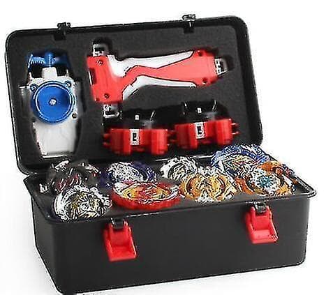 12x Beyblade Burst Spinning Tops Set Spinning With Grip Launcher + Foam Storage Caseï¼ˆ12pcsï¼‰